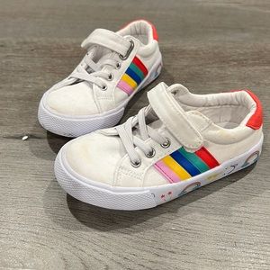 Tucker & Tate Rainbow Sneakers size 8